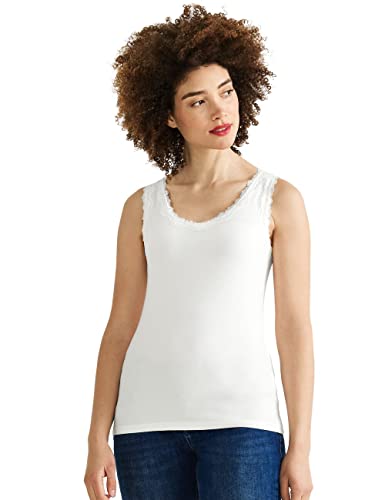 Street One Spitzentop Damen A319386 Off White 42 von Street One