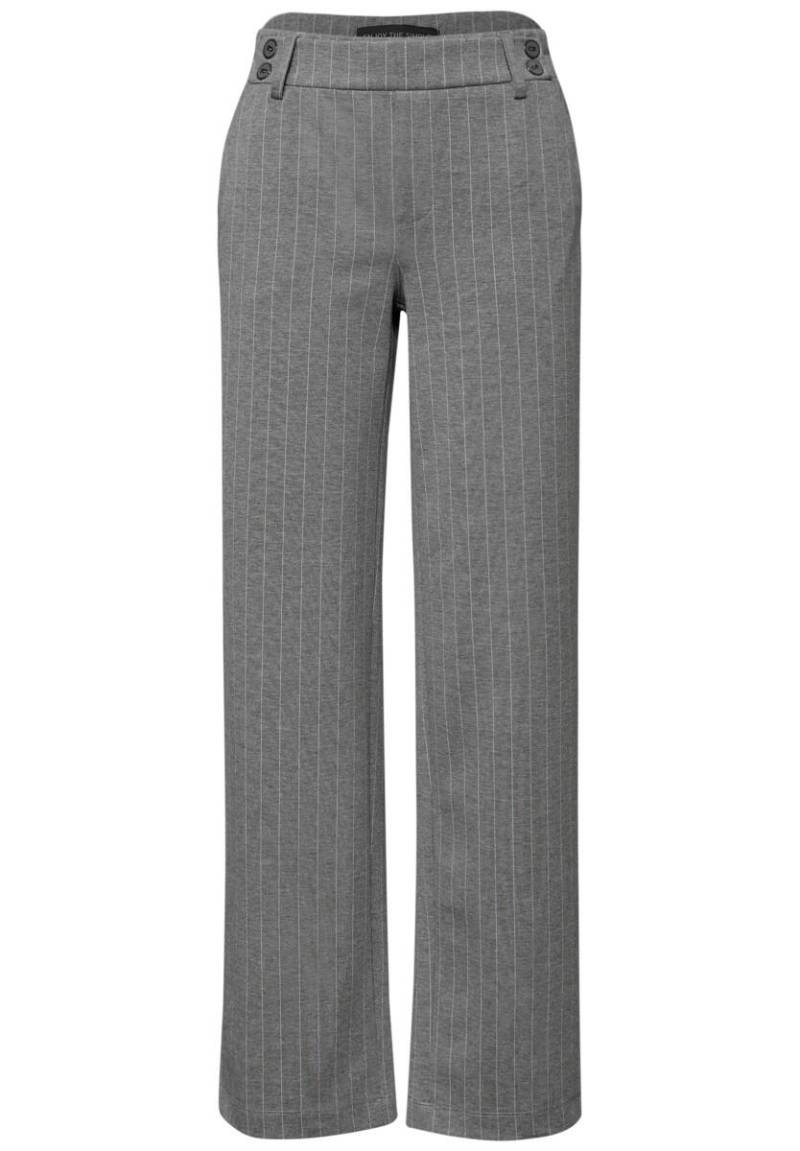 Street One - Straight Leg Hose grau - Gr. - 34/32 von Street One