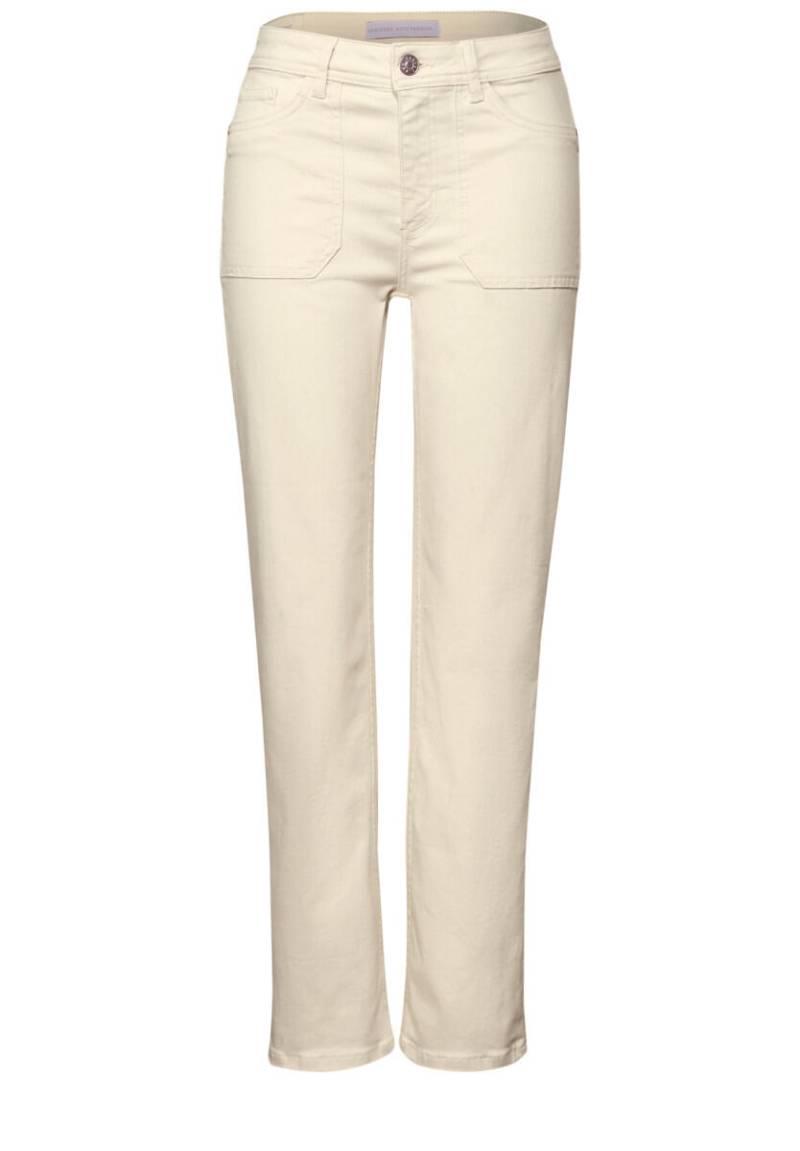 Street One - Straight Leg Jeans beige von Street One