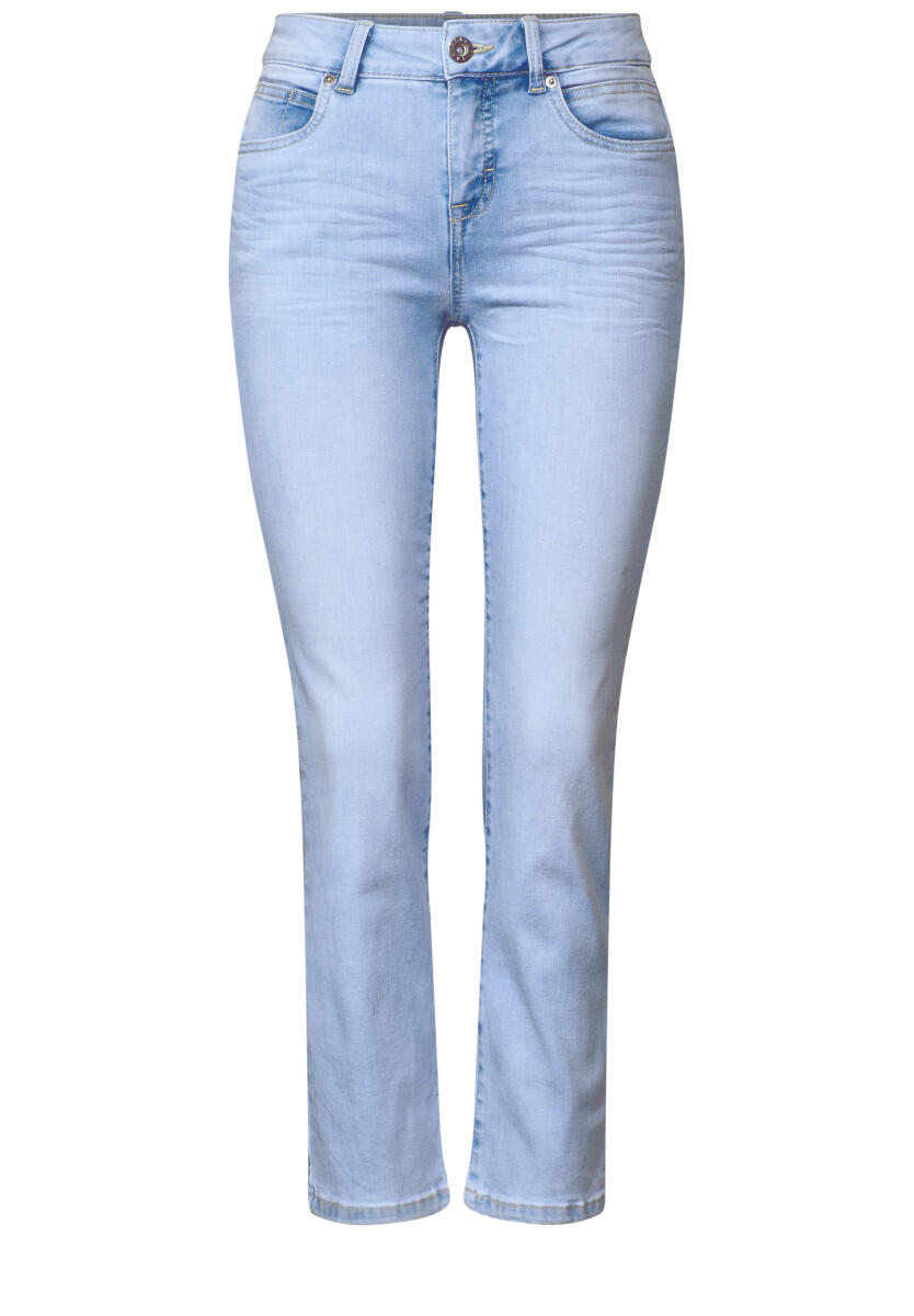 Street One - Straight Leg Jeans blau - Gr. - 26/28 von Street One