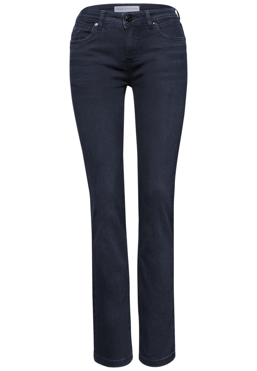 Street One - Straight Leg Jeans blau - Gr. - 27/32 von Street One
