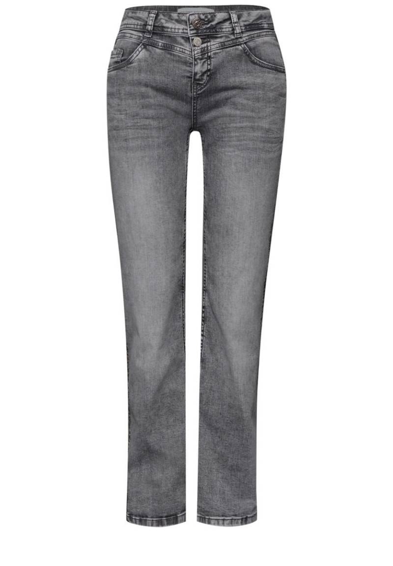 Street One - Straight Leg Jeans grau - Gr. - 32/28 von Street One