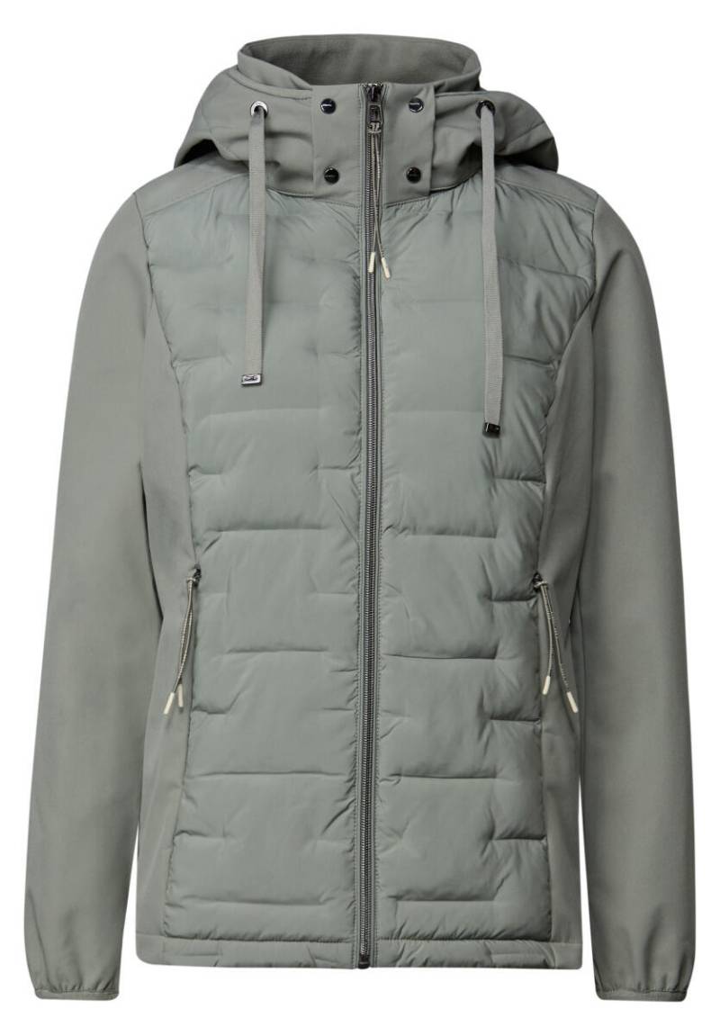 Street One - Strukturmix Softshelljacke grün - Gr. - 38 von Street One