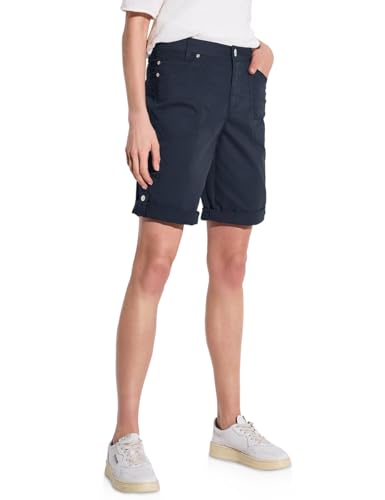 Street One Damen A378686 Bermudas/Shorts, Deep Blue, 34 von Street One