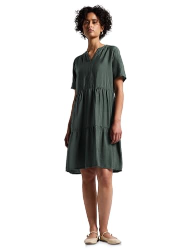 Street One Damen A144497 Tunika-Kleid, Mid Green, 46 von Street One