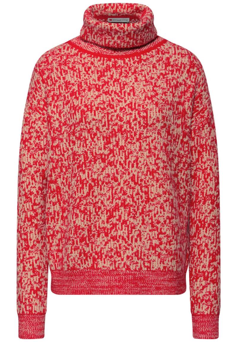 Street One - Two Tone Pullover rot - Gr. - 34 von Street One