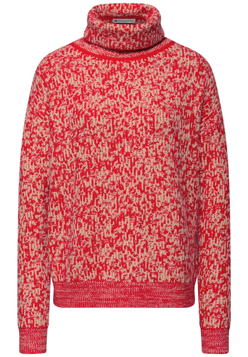 Street One - Two Tone Pullover rot - Gr. - 36 von Street One