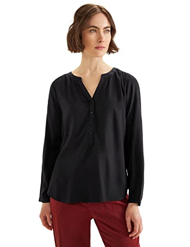 Street One Damen Style Bamika Viskose Bluse, Schwarz, 42 EU Street One Damen Style Bamika Viskose Bluse, Schwarz, 42 EU von Street One