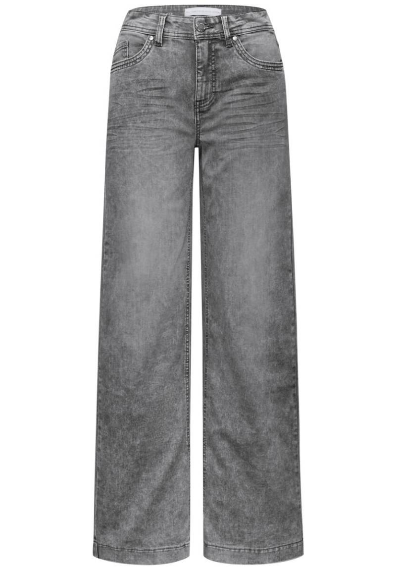 Street One - Wide Leg Jeans grau - Gr. - 32/32 von Street One