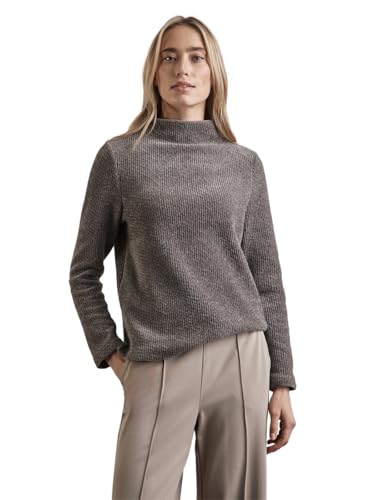 STREET ONE Damen A322505 Strick-Look Shirt, Morel Brown Mel., 38 EU von STREET ONE
