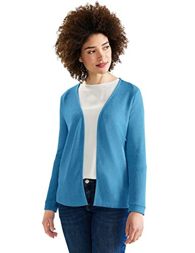 Street One Strickjacke Damen A319470 Splash Blue 38 von Street One