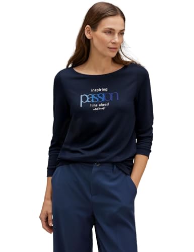 Street One Damen T-Shirt 3/4 Arm mit Wording Street One Damen T-Shirt 3/4 Arm mit Wording von Street One
