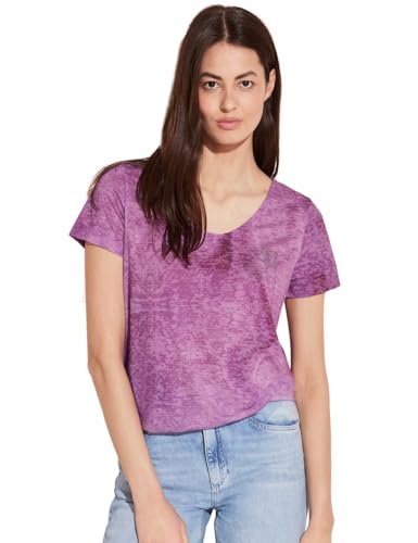 STREET ONE Damen A321542 T-Shirt mit Farbverlauf, Magnolia pink, 42 STREET ONE Damen A321542 T-Shirt mit Farbverlauf, Magnolia pink, 42 von Street One