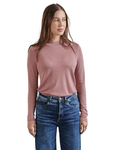 STREET ONE Damen A322230 Turtleneck Shirt, Petal Rose, 42 EU von Street One