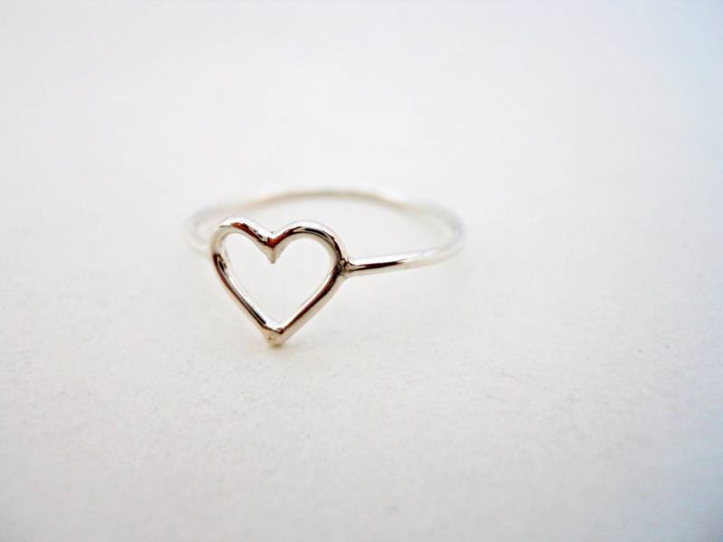 Herz-Ring Sterlingsilber von StreetBauble