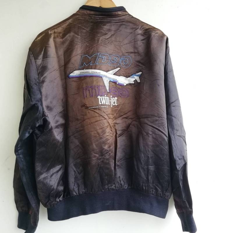 Vintage 80Er Jahre Mac Murray Von California Twin Jet Jacke/Mcdonnell Douglas/Seltene Jacke von StreetUptown