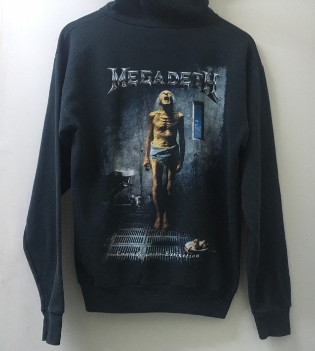 Vintage Megadeth Kapuze/Vintage 90Er Jahre/Megadeth Sweatshirt/Kleine Größe S von StreetUptown