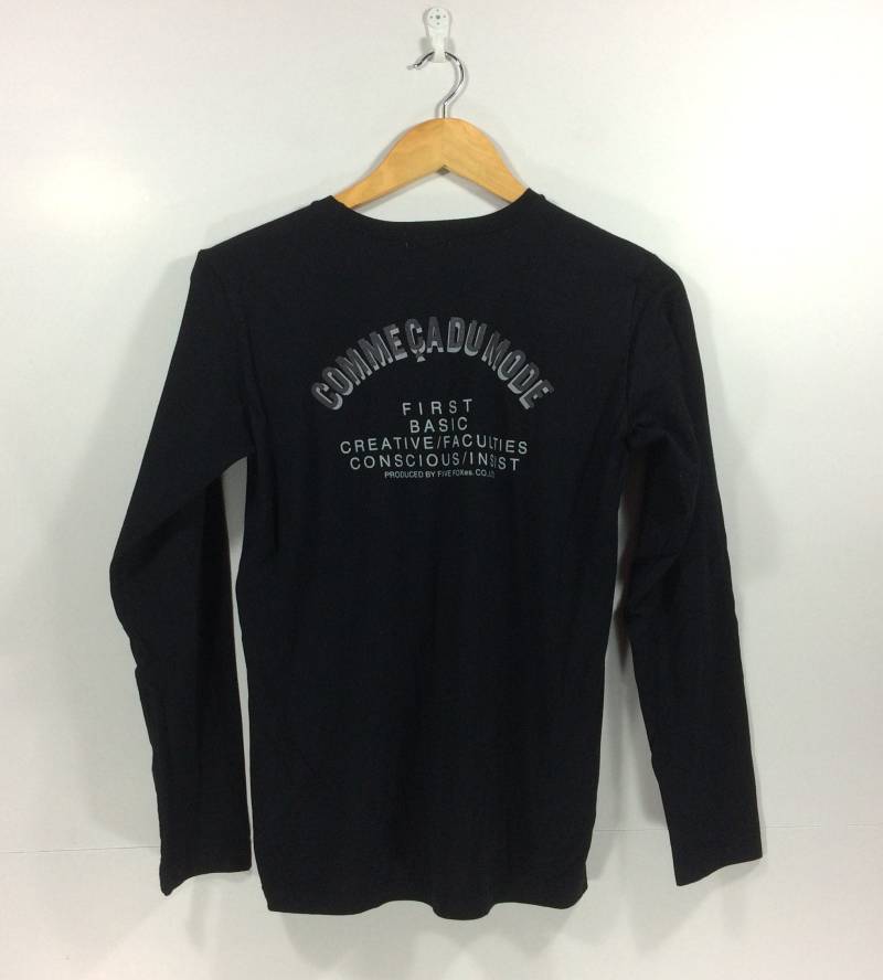 Comme Ca Du Mode Damen Schwarze Streetwear Rare T Shirt von StreetVintage77