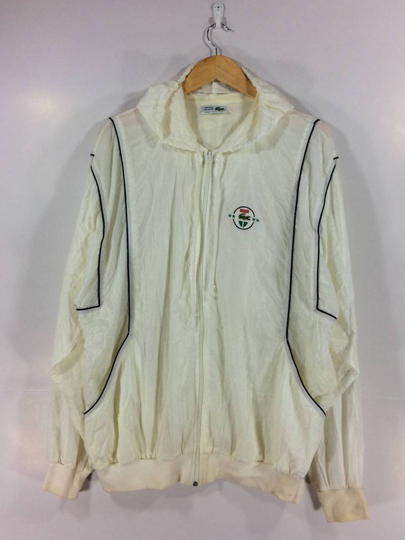 Vintage Chemise Lacoste Kapuzenpullover Small Logo Design Pullover Streetwear 90Er Hoodie Jacke Windbreaker Hip Hop Style Sweatshirt von StreetVintage77