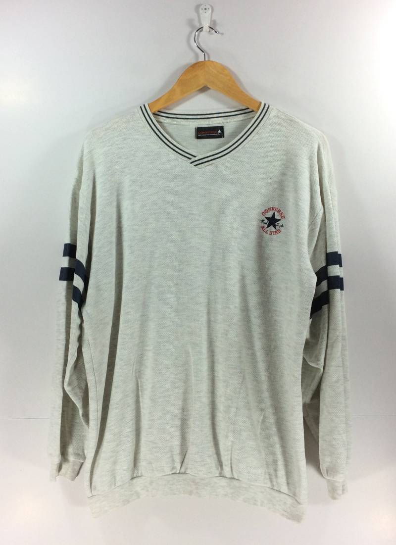 Vintage Converse Chuck Taylor Big Logo Hip Hop 90Er Streetwear Skateboard Sweatshirt von StreetVintage77