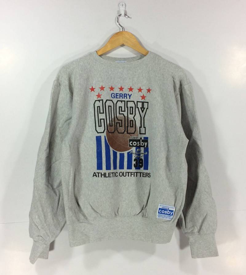 Vintage Cosby Spellout Hip Hop Big Logo Pullover Sport Gerry Streetwear 90Er Jahre Sweatshirt von StreetVintage77