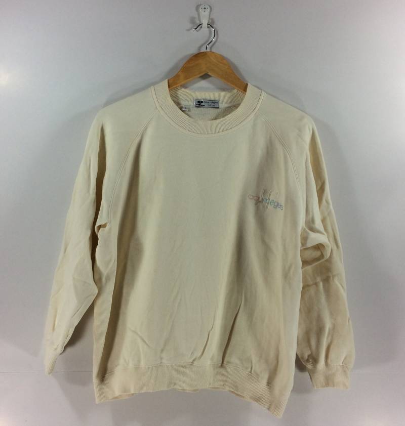 Vintage Courreges Sport Futur Paris Big Logo Streetwear 90Er Hip Hop L Damen Sweatshirt von StreetVintage77