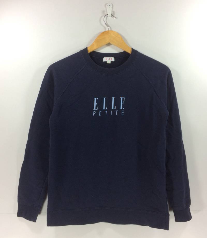 Vintage Elle Petite Big Logo Streetwear 90Er Hip Hop Style Sweatshirt von StreetVintage77