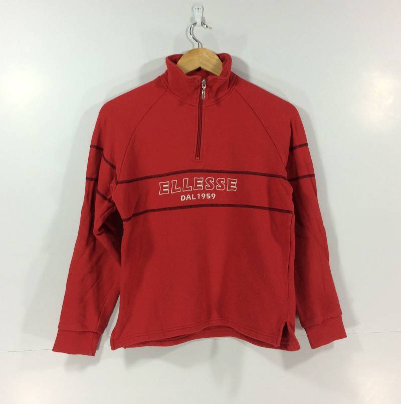 Vintage Ellesse Perugia Italia Damen Pullover Sport Streetwear 90Er Jahre L Sweatshirt von StreetVintage77