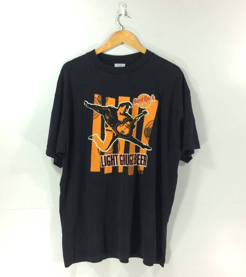 Vintage Hard Rock Cafe Und Roll Crew Neck Streetwear 90Er Jahre 80Er Hip Hop Style T-Shirt von StreetVintage77