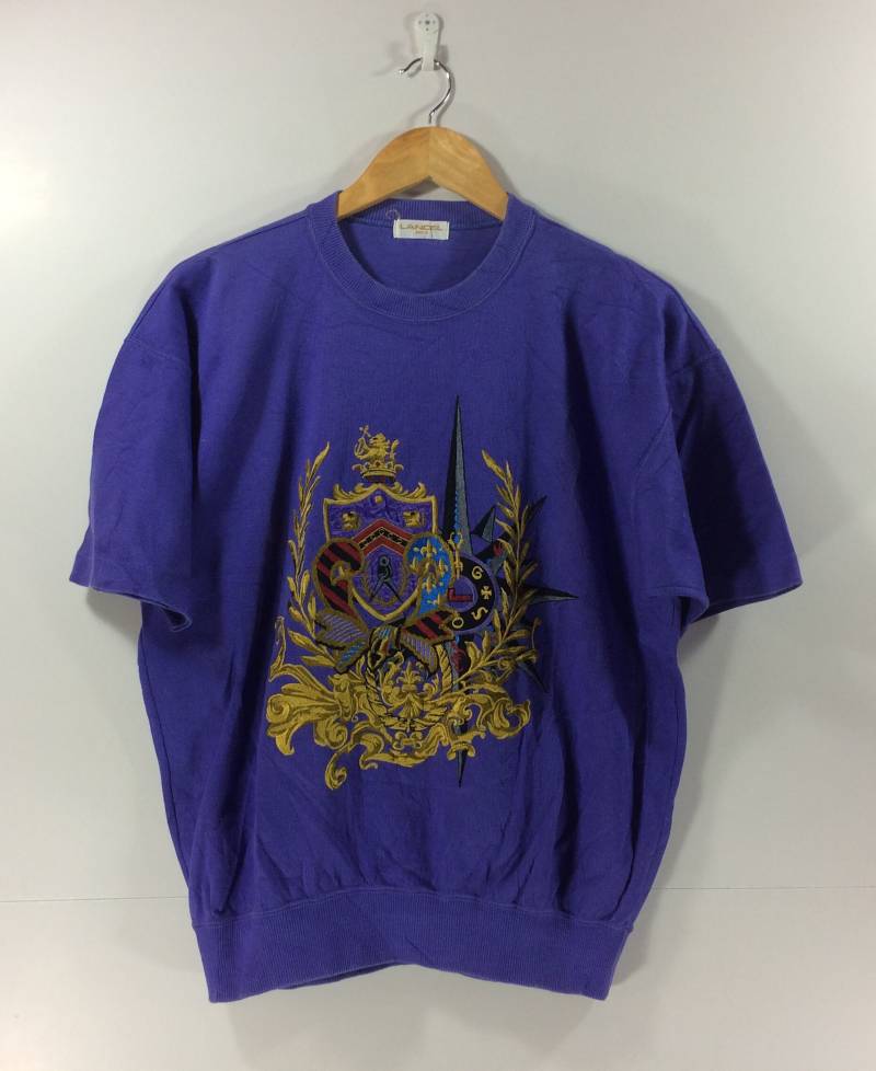 Vintage Lancel Paris Logo Sweatshirt von StreetVintage77