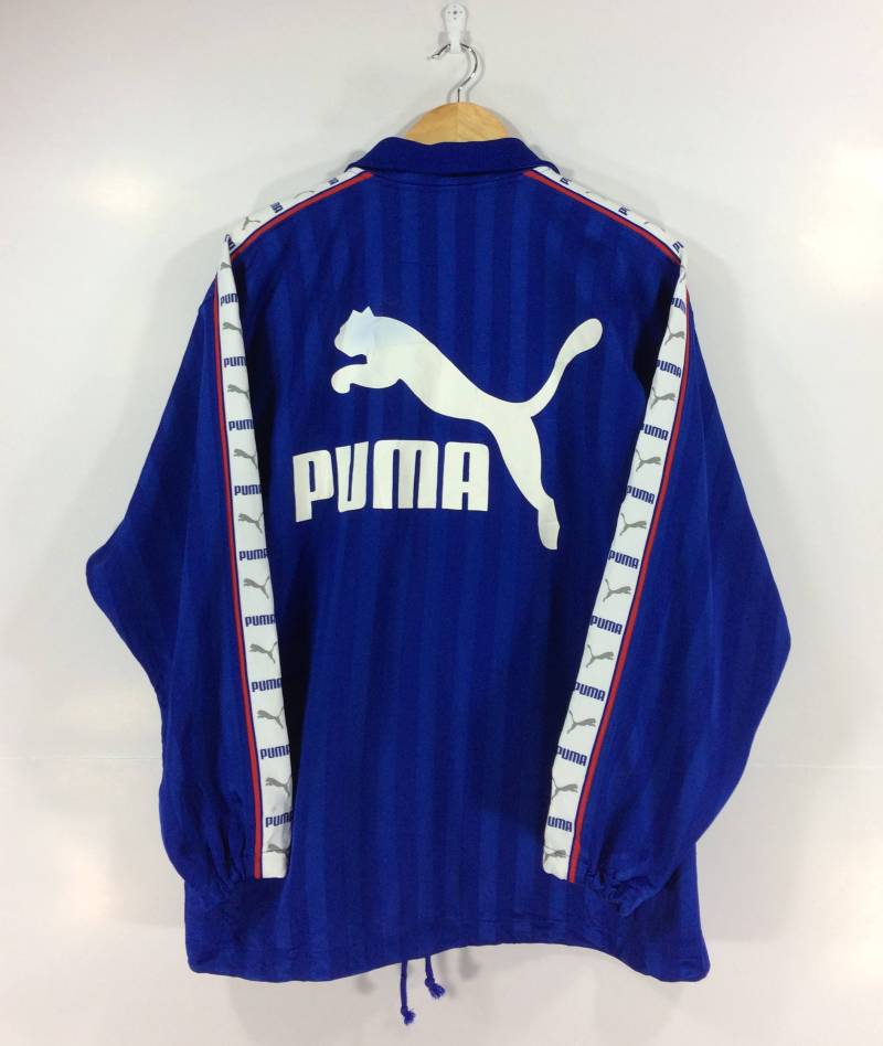 Vintage Puma Zip Up Big Logo Pullover Hip Hop Jacken High Fashion Streetwear 90Er Style von StreetVintage77