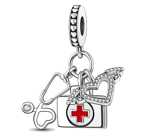 Streetculture Arzt Notarzt Doktor Koffer Ambulanz - Bettelarmband Anhänger Schmuck Dekoration Zubehör Geschenk Sterlingsilber von Streetculture