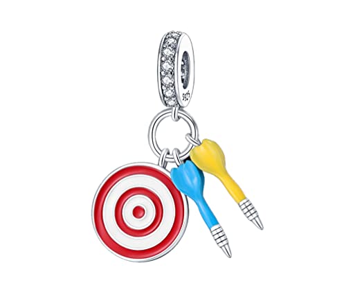 Streetculture Dart Dartscheibe Dartpfeile Spicker Spiel 301 - Charm 925 Silber Bettelarmband Anhänger Schmuck Geschenk Sterlingsilber Streetculture Dart Dartscheibe Dartpfeile Spicker Spiel 301 - Charm 925 Silber Bettelarmband Anhänger Schmuck Geschenk Sterlingsilber von Streetculture
