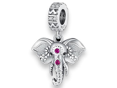 Streetculture Elefant Glücksbringer Indien Geschenk Buddhismus Myanmar - Charm 925 Silber Bettelarmband Anhänger Schmuck von Streetculture