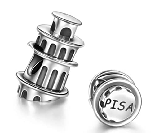 Streetculture Glockenturm Pisa Italien Urlaub Sehenswürdigkeiten Charm für Bettelarmband Kette Ring Zubehör 925 Silber Streetculture Glockenturm Pisa Italien Urlaub Sehenswürdigkeiten Charm für Bettelarmband Kette Ring Zubehör 925 Silber von Streetculture