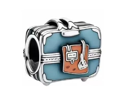 Streetculture Koffer Handgepäck Weltreise Gepäck - 925 Sterlingsilber Charm Silber für Bettelarmband Sammelband Kette Streetculture Koffer Handgepäck Weltreise Gepäck - 925 Sterlingsilber Charm Silber für Bettelarmband Sammelband Kette von Streetculture