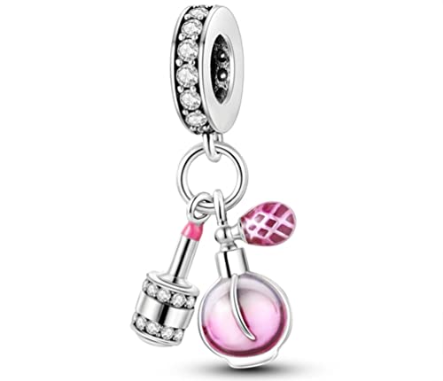 Streetculture Parfum Flasche Flacon Duft Makeup - Charm 925 Silber Bettelarmband Anhänger Zubehör Geschenk Sterlingsilber von Streetculture