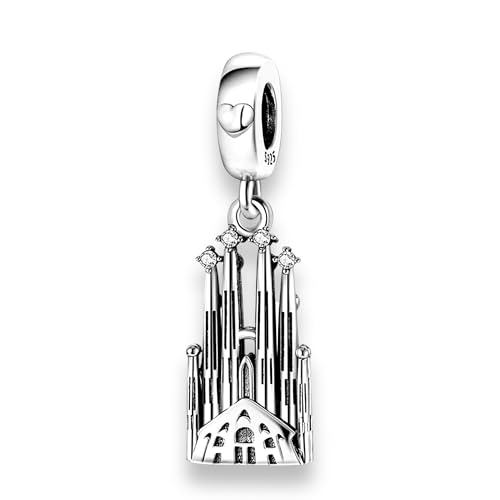 Streetculture Sagrada Família Kirche Spanien Barcelona Religion Gott Jesus Reisen Urlaub Ferien Charm für Bettelarmband Kette Ring Zubehör 925 Silber Streetculture Sagrada Família Kirche Spanien Barcelona Religion Gott Jesus Reisen Urlaub Ferien Charm für Bettelarmband Kette Ring Zubehör 925 Silber von Streetculture