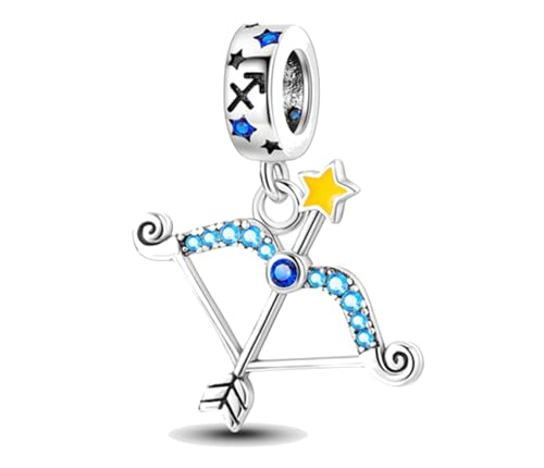 Streetculture Schütze Sternzeichen Horoskop Geburtstag Leuchtend - Bettelarmband Anhänger Schmuck Dekoration Zubehör 925 Silber Geschenk Sterlingsilber Streetculture Schütze Sternzeichen Horoskop Geburtstag Leuchtend - Bettelarmband Anhänger Schmuck Dekoration Zubehör 925 Silber Geschenk Sterlingsilber von Streetculture