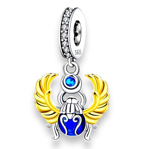 Streetculture Skarabäus Ibis Ägypten Könige Pharao Pyramide - Charm Bettelarmband Kette Anhänger Schmuck 925 Silber Geschenk Sterlingsilber von Streetculture