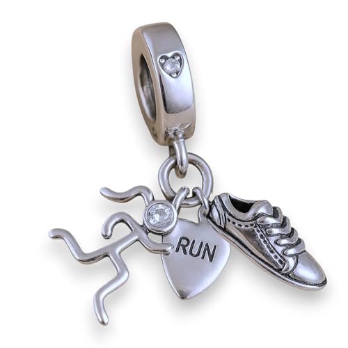 Fussball Tennis Basketball Volleyball Aerobic Fitness Sport Yoga Body Balance Kampfsport Schmuck - 925 Silber Sterlingsilber Charm - Bettelarmband Anhänger Schmuck Zubehör Geschenkidee (1389-A) von Streetculture