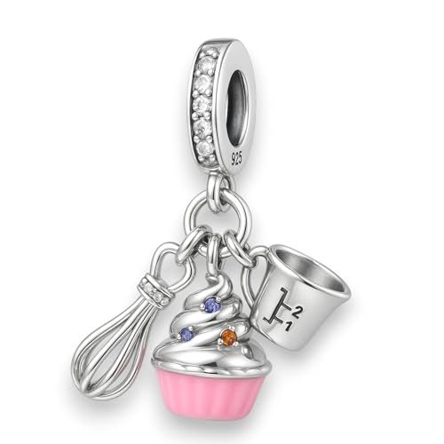 Streetculture Torte Kuchen Backen Bäcker Muffin Törtchen Bäckerei Rührbesen Messbecher Koch Küche - Bettelarmband Kette Anhänger Schmuck Zubehör 925 Silber Sterlingsilber Streetculture Torte Kuchen Backen Bäcker Muffin Törtchen Bäckerei Rührbesen Messbecher Koch Küche - Bettelarmband Kette Anhänger Schmuck Zubehör 925 Silber Sterlingsilber von Streetculture