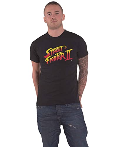 Street Fighter Herren TS830444sfg-l Hemd, Schwarz, One Size-XL Tall von Capcom