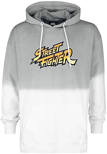 Street Fighter Logo Männer Kapuzenpullover Multicolor L 100% Baumwolle Gaming von Difuzed