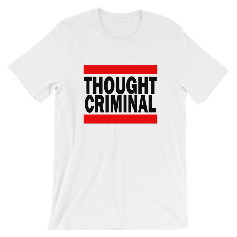 Gedanken Verbrecher - Kurzarm-Unisex T-Shirt von StreetwearByYoshi