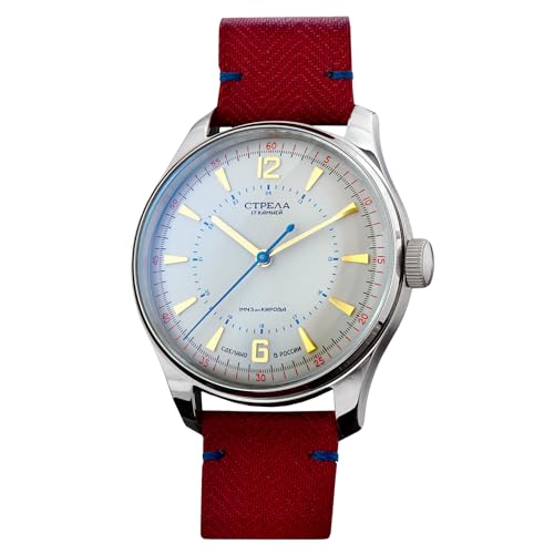 Strela Tribute - 1965TR40 Herren Armbanduhr mit POLJOT 2609H Uhrwerk analoge mechanische Handaufzug Uhr von Strela