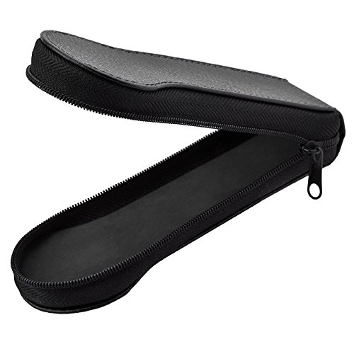 Strela Uhrenbox Uhrenetui Reiseetui für 1 Uhr und 2 Uhren Rot Grau Braun Weiß Croco-Prägung aus Kunst Leder von Strela