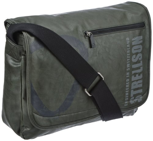 Strellson Covent Garden Messenger LH 4010001172, Herren Messengertaschen, Grün (dark green 602), 40x32x12 cm (B x H x T) von Strellson Premium