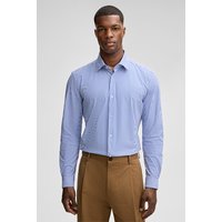 4-Way-Stretch Hemd Sit, blau gestreift von Strellson