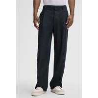 Bundfaltenhose Ludo, dunkelblau gemustert von Strellson